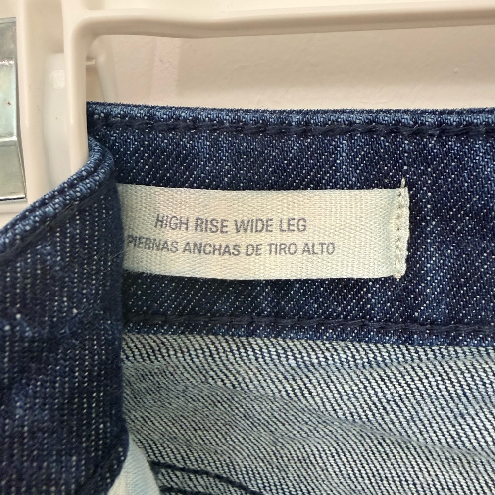 Universal Thread Dark Blue Flare & Wide Leg Jeans - Picture 4 of 5